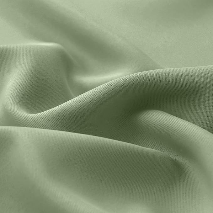 BGment Grass Green Blackout Curtains for Bedroom Spring Curtains for Living Room 63 Inch Length 2 Panels Set, Thermal Insulated Full Room Darkening Soundproof Grommet Drapes (42 x 63 Inch, 2 Panels) - Image 7
