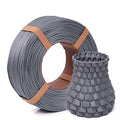 Inland V2 PLA PRO (PLA+) 3D Printer Filament Refill, 1.75mm Spooless Filament, Dimensional Accuracy +/- 0.03mm, 1KG (2.2lbs) Silver Refill for Inland Reusable Spools, Bambu Lab Compatible by INLAND