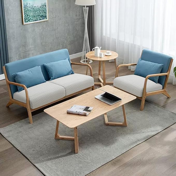 Fuloon Waterproof Couch Cushion Covers, Stretch Sofa Seat Cushion Slipcovers Solid Washable Furniture Protector Suitable for Armchair Loveseat Sofa (Light Grey, 2 Pieces) - Image 7