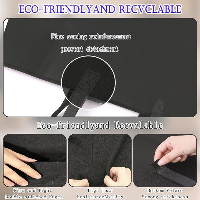 60"-65" Thicken TV Cover Moving Dust Anti-Scratch TV Screen Cover Fits with Bottom Strap, Heavy Duty Felt Screen Protector, for Protection TV Moving Home Renovation Scratch or Other Furniture - Image 3