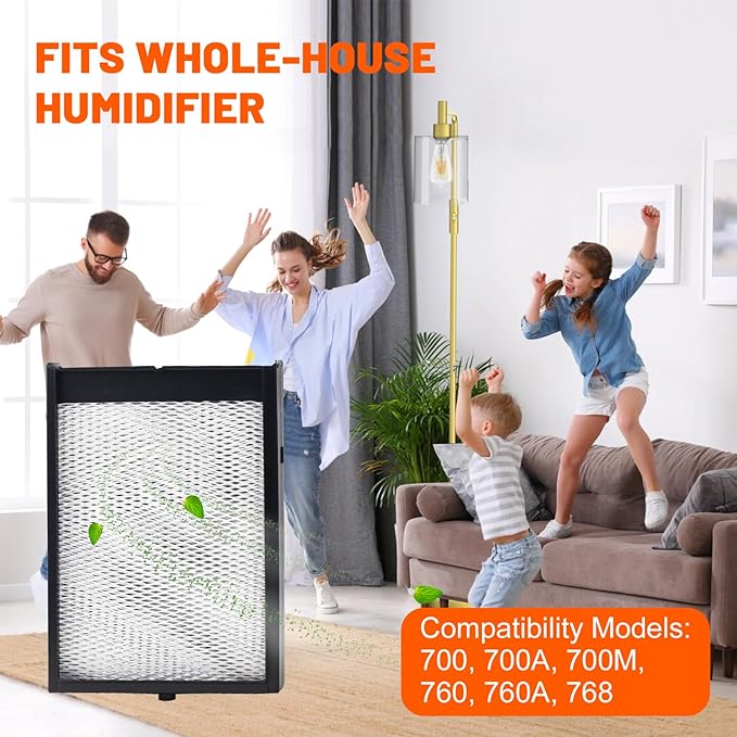 H735EZ1A Humidifier Filter Replacement, Water Panel Humidifier Replacement with Nozzle, Humidifier Filter Kit Compatible with Humidifier Models 700, 700A, 700M - Image 3