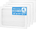 9 x 11 x 1 Dehumidifier Filter MERV 13 Compatible with Santa Fe Compact70, Ultra70, Element, Compact2, UA 65H dehumidifier Models, 4 Packs by Betterlifeishere