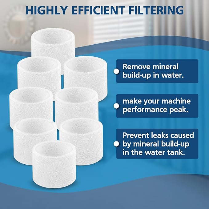 16-Pack Top Fill Humidifier Replacement Filters for LEVOIT Classic160, Dual150, Dual200S, Classic300(S), LV600S, OasisMist450S, Superior 6000S Humidifiers - Image 3
