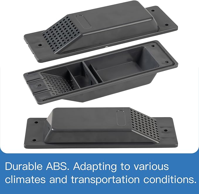 Shipping Container Air Vent Kit Heavy Duty Shipping Container Accessories Cross Flow Ventilation Kit Reduce Heat Humidity Pressure Condensation Add Air Flow for Cargo (8 Pack Deep Brown) - Image 4