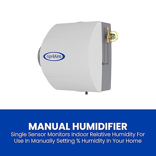 AprilAire 600M Whole-House Humidifier, Manual High Output Furnace Humidifier, Large Capacity Whole-House Humidifier for Homes up to 5,000 Sq. Ft., White - Image 2