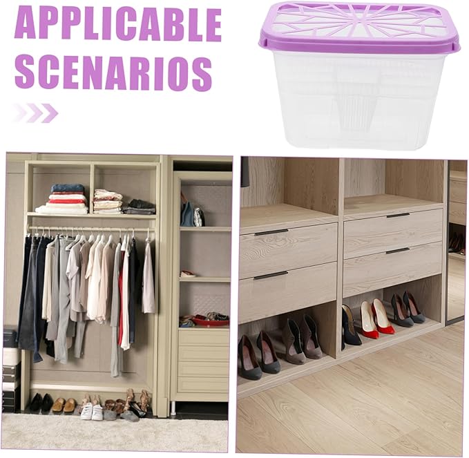 Moisture Absorber Box Empty Reusable Container for Cabinet and Closet Large Capacity Portable Holder for Indoor Home Use - Image 8