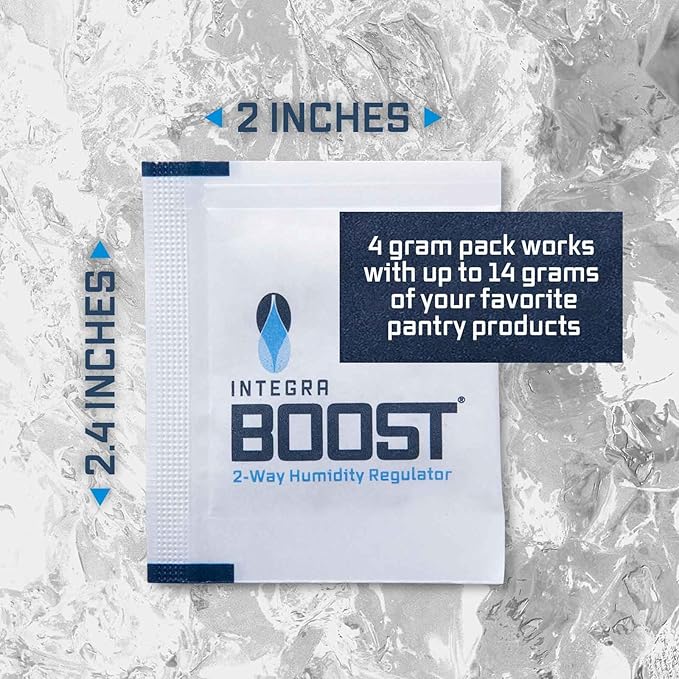 Integra Boost 55% RH Level - 4 Gram Size - Two-Way Humidity Control Pack - Incl. Replacement Indicator Cards - Food Storage & Herbs Moisture Balancer for Up to 1/2 oz (Pack of 20) - Image 6