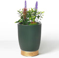 Earnest Living Essential Oil Diffuser Ceramic Artificial Succulent Plants Potted Diffuser 100 ml for Lavender Essential Oils Timers Night Lights and Auto Off Humidifier Aromatherapy Diffusers for Gift by EarnestLiving
