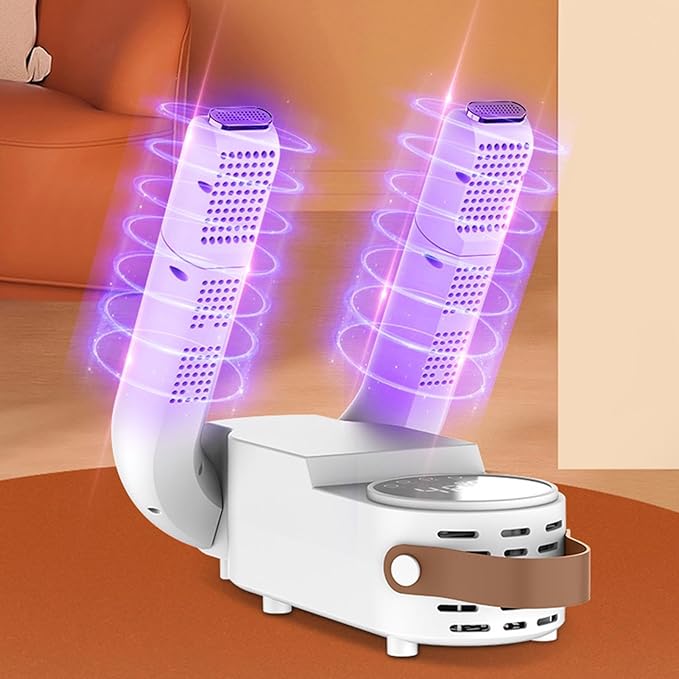 Shoe Dryer - Boot Dryer | Telescopic Shoe Dryer | Portable Boot Dryer | 360° Heat Dissipation Shoes Warmer, Multi Functional Shoe Dryer, Telescopic Stand And LED Display For Boots, Cotton Shoes, Lea - Image 5