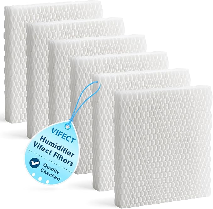 6 Pack Humidifier Wicking HFT600 Filters T Compatible with Honeywell Tower Humidifier HEV615 HEV620, Compare to Part HFT600T HFT600PDQ by Unknown