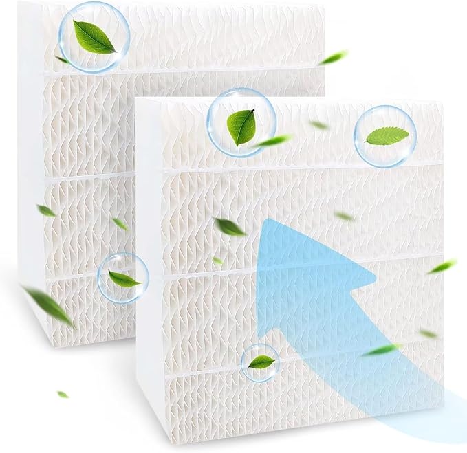 2-Pack 1043 Humidifier Filter Replacement: for Essick Air AIRCARE EP9500, EP9700, EP9800, EP9R500, EP9R800, 821000, 826000, 826800, 831000 and Bemis Space Saver 800 8000 Super Wick Humidifiers by Techypro