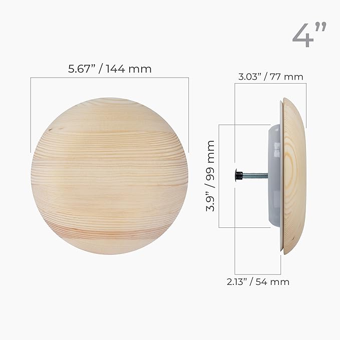 Ø4 Inch Round Sauna Vent Air Diffuser - Adjustable Pine Wood Air Supply Cover - Universal Diffuser - Wooden Air Intake Sauna Accessories, Vent Covers for Home Sauna, Indoor Sauna, Steam Sauna - Image 2