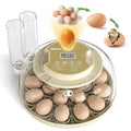 Large Capacity Egg Incubator for Hatching Eggs with Automatic Egg Turner, Adjustable Humidity & LED Display, Clear Lid Incubator for Chicken, Quail & Poultry Eggs (18 Chicken Eggs) by Unknown
