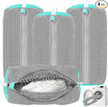 Shoe Washing Machine Bag, Shoe Cleaning Bag, Reusable Laundry Shoes Bag for Washer & Dryer Cleans & Protects All Shoes Types 4PCS (Grey) by Unknown