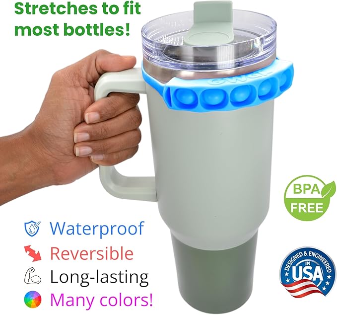 Water Bottle Hydration Tracker - Daily Water Reminder & Goal Setter - Reusable Silicone Band for Fitness, Weight Loss & Hydration Tracking - Image 2
