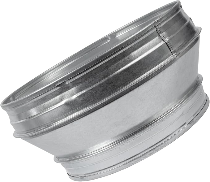 Vent Systems 12" Inch to 10" Inch Duct Reducer Adapter Connector Fitting Pipe Increaser Reducer Cone for HVAC Ventilation Systems, Exhausts and Grow Tents. (Galvanized Steel, 315 to 250 mm) - Image 8