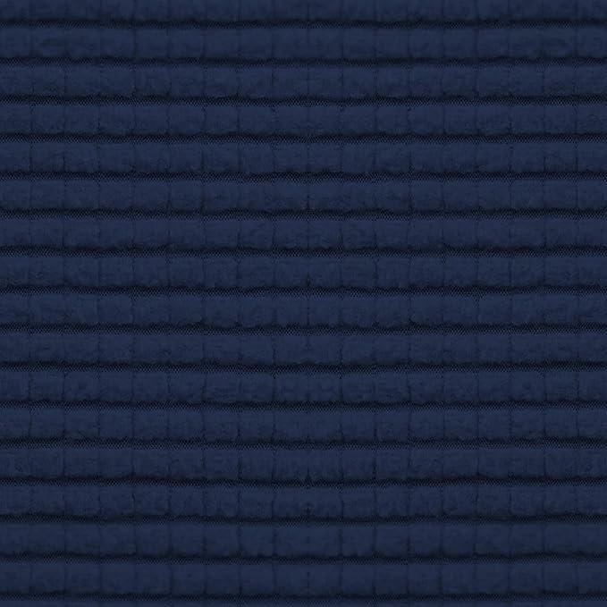 Easy-Going Stretch Individual Chair Couch Cushion Cover Sofa Cushion Furniture Protector Sofa slipcover Soft Flexibility with Elastic Bottom (3-Piece Sofa Cushion Cover, Navy) - Image 7
