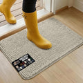 GORILLA GRIP SOAKSTOPPER Dog Door Mat, Machine Washable Rug Absorbent Doormat Captures Moisture Mud Dirt, Quick Dry Soft Chenille Entryway Rugs Indoor Entrance Mats for Dog Paws, 24x17 Cream by GorillaGrip
