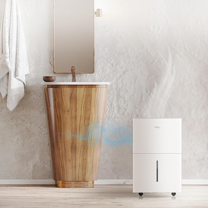 TCL 4,500 Sq. Ft. Smart Dehumidifier, Energy Star, 50 Pints Per Day, Moisture & Humidity Absorber for Bedroom, Bathroom, Basement & Other Rooms, Works with Alexa/Google Assistant - Image 11