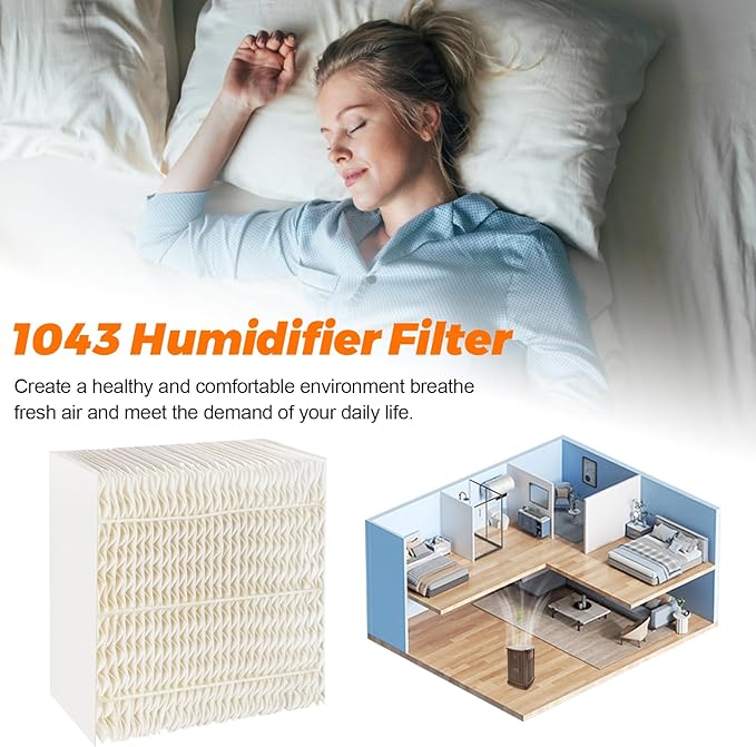Blutoget 1043 Humidifier Wick Filter Compatible with Essick Air EP9 Series EP9500, EP9700, EP9800, EP9R500, EP9R800 821000 826000 826800 831000 &Bemis Space Saver 800 8000 Series Humidifiers - Image 7