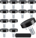 Adjustable Leveling Feet: 12pcs,M8 Thread T-Nuts & Floor Protectors, Heavy Duty Furniture Levelers for Cabinets,Sofa,Tables,Chairs on Hardwood/Tile/Carpet by Unknown