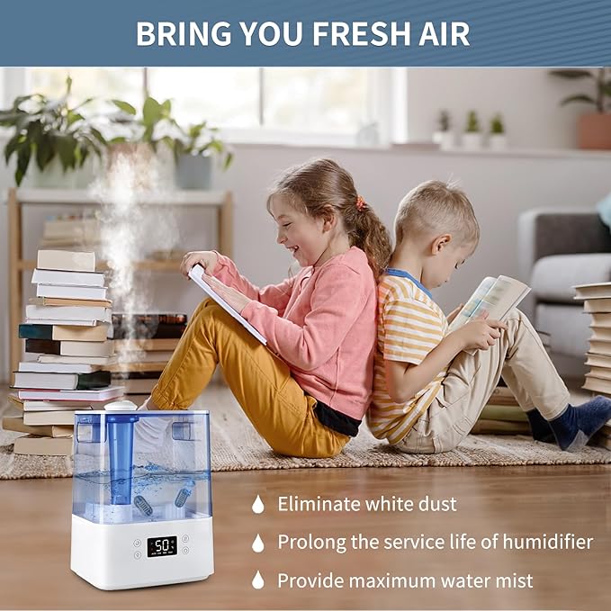 Demineralization Cartridge for Humidifier Compatible with HoMedics Total-Comfort Ultrasonic Humidifier: 20- Pack Demineralizer Tablets Filter Replacement for Water Decalcification, Remove Odor - Image 9