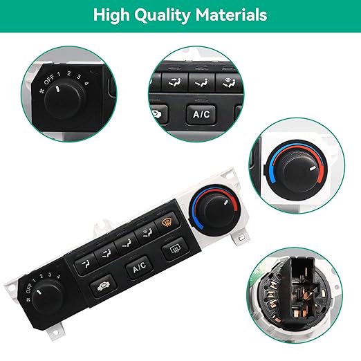 79600-S84-A01ZA Heater A/C Climate Control Module Compatible with Honda Accord 1998-2000, Compatible with Honda Odyssey 1998-2004,Heater Control Switch Module Panel, Replace for 79600S84A01ZA 599-268 - Image 2
