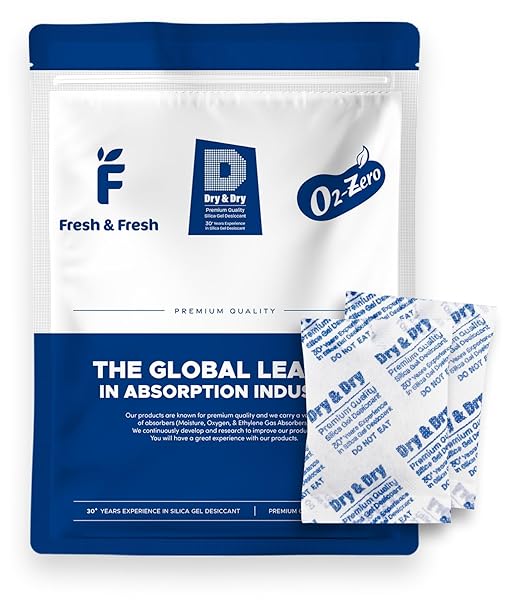 Dry & Dry 20 Gram [200 Packets] Silica Gel Packets Desiccants, Silica Packets - Rechargeable Silica Gel Packs, Silica Gel Packets, Desiccants Packets, Silica Gel by DryDry