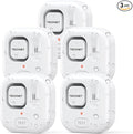 TECKNET Water Leak Detectors for Home, 120dB Water Sensor Alarm Leak Detector, IP66 Waterproof, Water Leak Detectors for Bathroom, Sink, Laundry, Window, Basements, Kitchens(5 Pack, Battery Included) by Tecknet