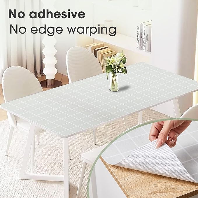 Beautysaid Shelf and Drawer Liner for Kitchen Cabinet, Non Adhesive Non Slip Shelf Paper Waterproof Washable Thickened for Dresser Pantry Shelve Bathroom Protector Liner(Light Green,23.6 in x 30 FT) - Image 4
