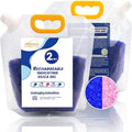 Premium Blue to Pink 3mm Silica Beads, Reusable Desiccant Bulk for 3D Filament, Electronics, Cameras, Jewelry, and Safes (Blue to Pink, 2 LBS) by SorbcoPackagingLLC
