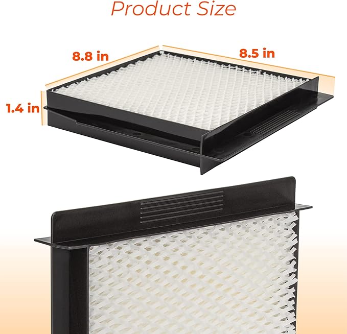Ximoon 1040 Replacement Humidifier Wick Filter for Essick Aircare Humidifier Model B40 B40-C 3D6-100 7D6-100 B23-710 B23-810 D46-720 MA-0300 MA-0500 TD6-710 E27-000 E35-000 5000 7000-4 Pack - Image 7