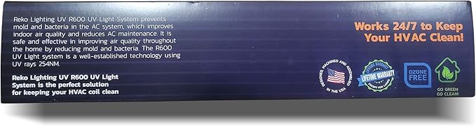 24 Volts Power Input! Pureuv 14" Bulb Uv Light Coil Cleaner for Ac HVAC Coil 24v Germicidal Bulb with Magnet. - Image 4
