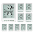 Freshliance Bluetooth Temperature Humidity Data Logger Recorder, Refrigerator Freezer Thermometer Hygrometer, Digital Remotely Temperature Humidity Monitor with APP Data Analysis, BlueTag TH20, 10pack by FRESHLIANCE