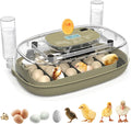 24 Egg Incubators for Hatching,Automatic Egg Turning and Temperature Control Humidity Display,Hatch Day,Automatic Water Refill,360° Viewing for Chicken Quail Duck by Unknown