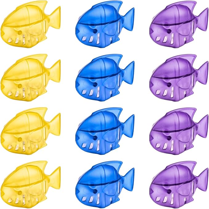 12 Pack Humidifier Cleaning Fish, Humidifier Cleaner for Most Humidifiers + Fish Tanks, Demineralization Cartridge to Purifie Water, Prevent Hard Water Build-Up, Reduce Scale to improve Humidification by Unknown