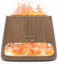 SALKING 2-in-1 Himalayan Salt Lamp Diffuser, Cool Mist Humidifier, Aromatherapy & Himalayan Salt Therapy, 100% Pure Himalayan Salt, Ultrasonic Essential Oil Diffuser with Ambient Glow, 150ml (Dark) by SALKING