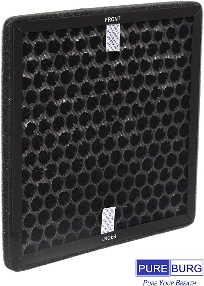 PUREBURG SDL-30P Replacement Filter Compatible with Shinco SDL 30 Pint Dehumidifier,2-Pack Activated Carbon Filter VOCs Odor Clean - Image 5