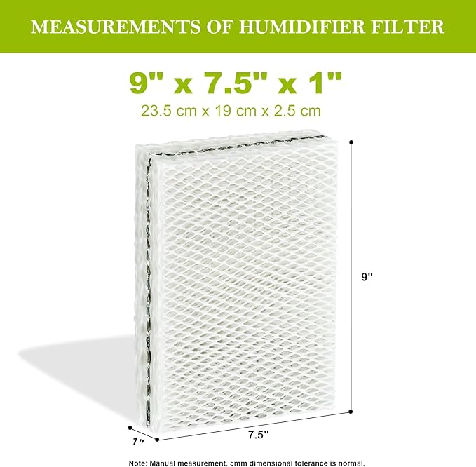 4 Pack MD1-0034 Replacement Humidifier Wick, Humidifier Filters Compatible with Vornado Evaporative Humidifier EV100, EV200, EVDC300, EVD500, EVD505, Evap2 (Not for Evap3) - Image 6