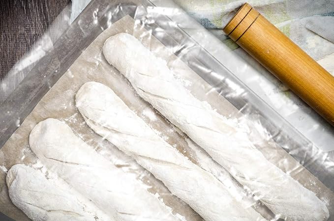 Wowfit 10 CT 30x40 Inch Clear Plastic Flat Poly Bags, 1.6 Mil Food-Grade – Great for Bread Proofing, Baguettes, Paintings, Banners, Wreaths, Pillows, Cutting Boards, Greenhouse Covers, and More - Image 2