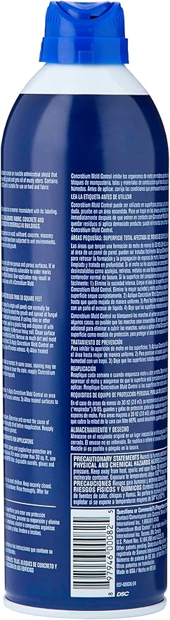 Concrobium Mold Control Aerosol, 14.1 oz – Eliminates & Prevents Mold – EPA Registered, Bleach-Free, Odorless, VOC-Free – For Indoor & Outdoor Surfaces, Mid-Sized Jobs, and Hard-to-Reach Areas - Image 5