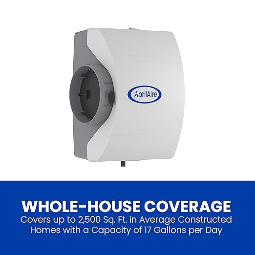 AprilAire 600M Whole-House Humidifier, Manual High Output Furnace Humidifier, Large Capacity Whole-House Humidifier for Homes up to 5,000 Sq. Ft., White - Image 4