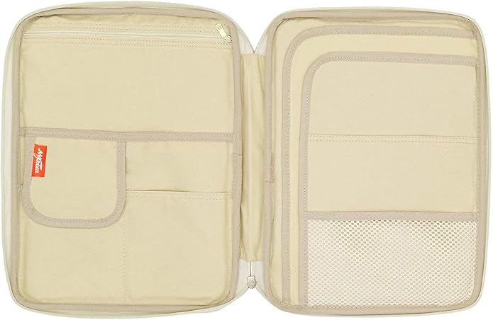 Document A4 Bag Case Waterproof Organizer Portfolio Office Travel Zipper Multi-Function Pouch - Image 4
