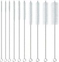 8 Inch Straw Cleaning Brush, Pipe Cleaner, Water Fume Cleaner, Glass Pipe Cleaning Brush, Different Diameter 10 Piece Set, Straw Cleaner Brush for Stanley Water Bottles Deep Cleaning Straws Brush by Unknown