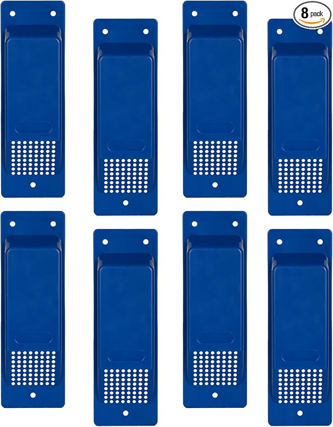 Shipping Container Air Vent Kit Heavy Duty Shipping Container Accessories Cross Flow Ventilation Kit Reduce Heat Humidity Pressure Condensation Add Air Flow for Cargo (8 Pack Blue) by Chickencoopaccessaries