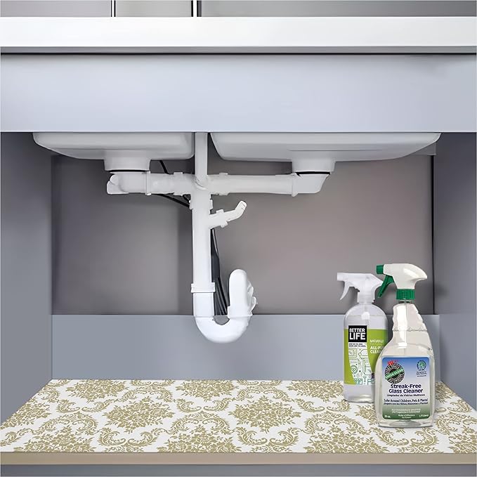 Shelf Liner Non Adhesive, 12 Inch x 10 Feet Cabinet Liners for Pantry Drawer Vanity, Drawer Liners Strong Grip Non Slip Waterproof, Shelf Liners for Kitchen Cabinets - Image 6