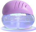 Air freshener (Purple) - for Home, Bedroom and Office - Essential Oil Aroma Diffuser with LED Coloured Night Light with Soothing Water Flow Sound - Water Filtered air Purifier for Pets and Smokers. by Unknown