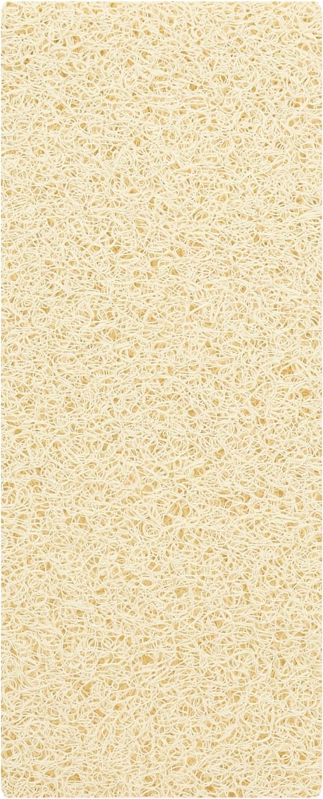 Non Slip Bathtub Mat Shower Mat for Tub - Loofah Bath Mats for Bathroom - 31x16 Bathtub Floor Mat - Textured Anti Slip Bath Mat Without Suction Cups - Secure Mat for Wet Areas (31x16 Light Beige) by ENKOSI
