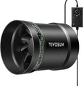 VIVOSUN 6” Inline Booster Duct Fan with Speed Regulator, 345 CFM Quiet Exhaust Fan for HVAC Ventilation in Grow Tents, Basements, Bathrooms, Kitchens, and Attics by VIVOSUN
