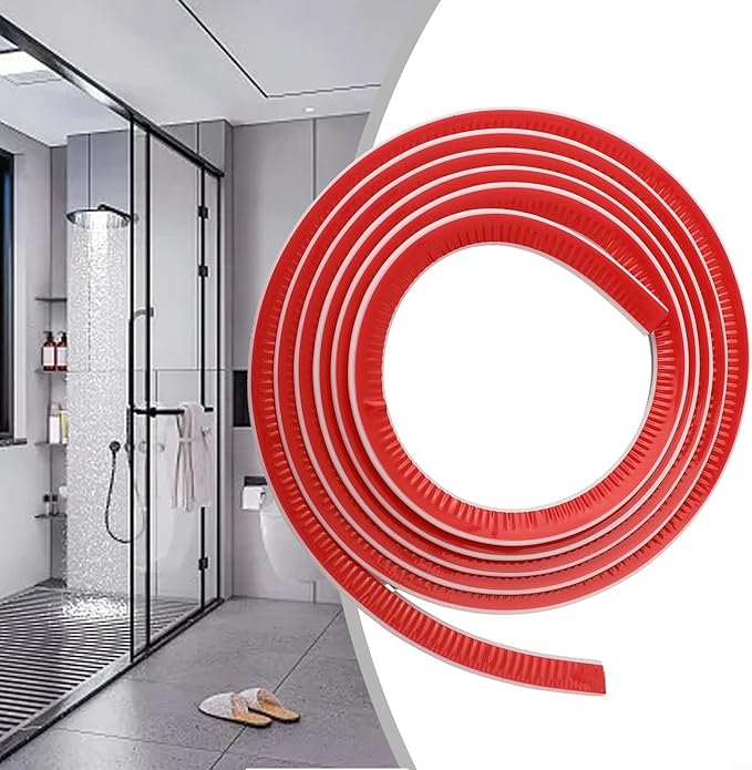 Shower Water Retention Strip - Silicone Multi-Color Water Containment - Fits Various Shower Areas for Bathroom Use(White 300cm) - Image 5